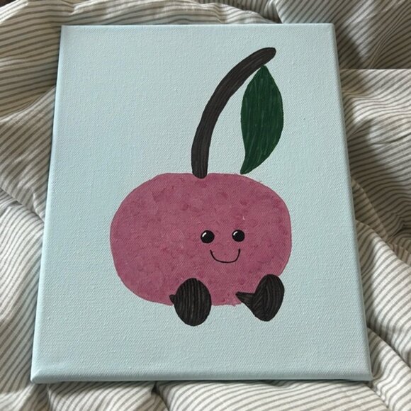 Cherry Acrylic Painting - Picture 1 of 4